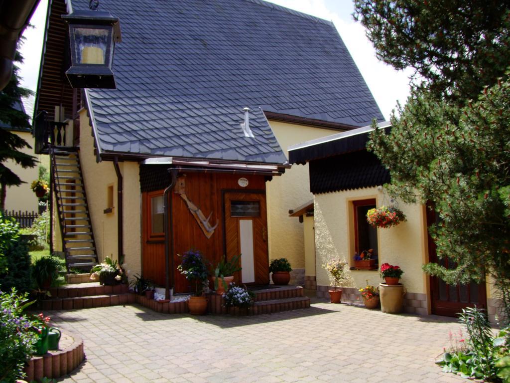 Ferienhaus Erzgebirge "An Der Trebe" Mit Kamin Und Sauna Neuhausen  Chambre photo